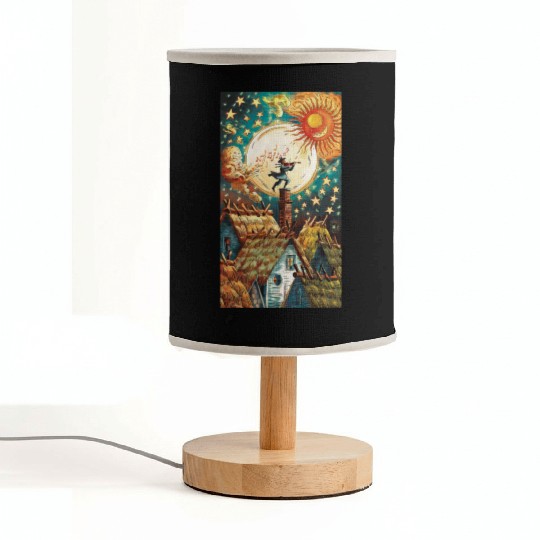 Twilight Troubadour Fabric Lamps