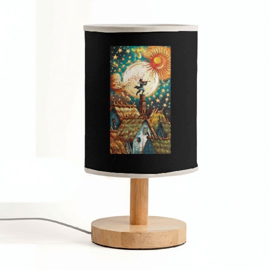Twilight Troubadour Fabric Lamps
