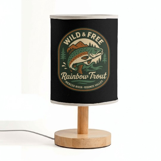 Rainbow Trout Fabric Lamps