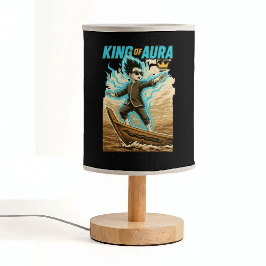 King of Aura, Pacu Jalur kid,Viral tiktok meme Fabric Lamps