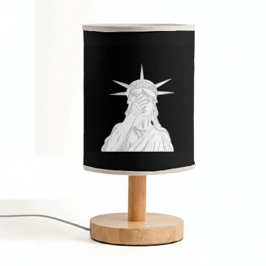 Oh the shame Statue of Liberty US for sale chaos Fabric Lamps