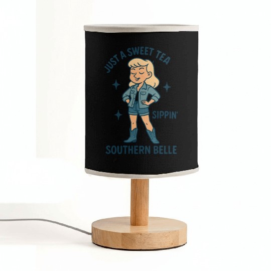Sweet Tea Southern Belle Fabric Lamps