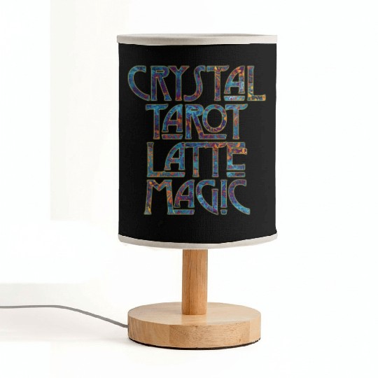 Crystal Tarot Latte Magic-Coffee Coven Collective Fabric Lamps