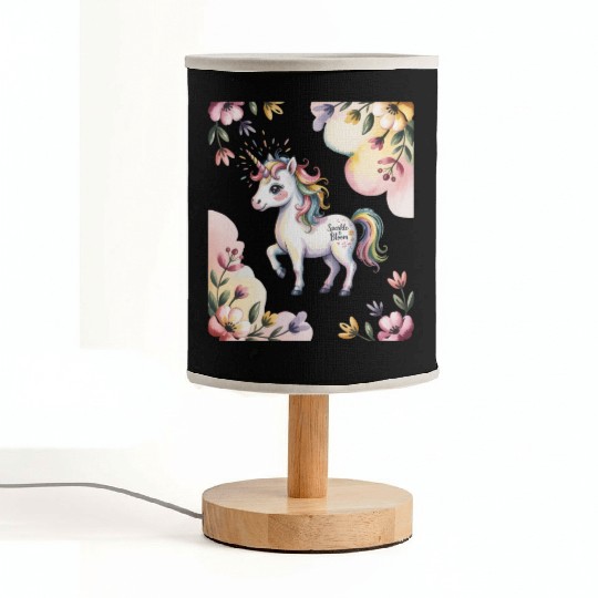 Believe in Magic – Cute Rainbow Unicorn Fantasy Fabric Lamps