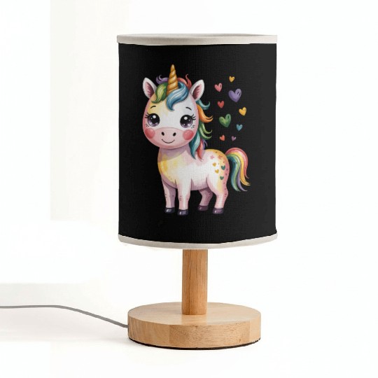 Believe in Magic – Cute Rainbow Unicorn Fantasy Fabric Lamps