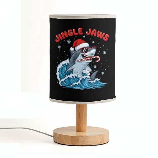 Jingle Jaws – Christmas Holiday with Bite Design Fabric Lamps