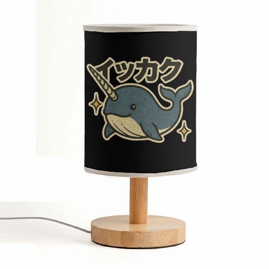 Kawaii Narwhal Japanese Fabric Lamps
