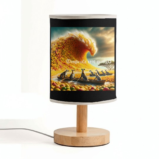 Embrace the Mango Fabric Lamps