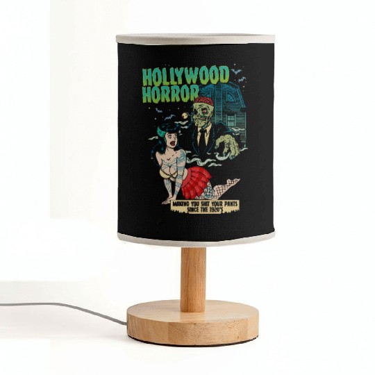 Hollywood Horror B-Movie Madness Fabric Lamps