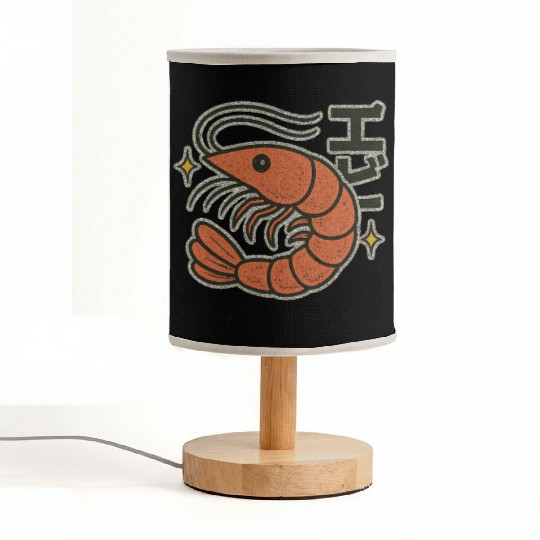 Kawaii Shrimp Japanese Fabric Lamps