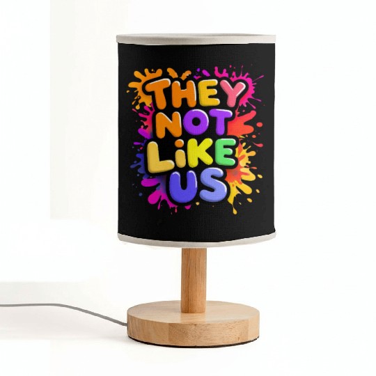 They Not Like Us Fabric Lamps