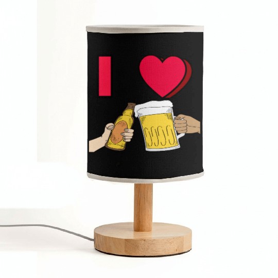 I LOVE BEER #1 Fabric Lamps