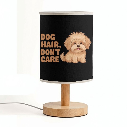 Dog Hair, Don’t Care Fabric Lamps