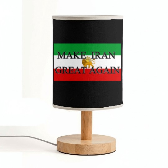 Make IRAN Great Again with Iranian Flag Fabric Lamps