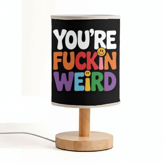 Colorful Affirmation Statement Fabric Lamps