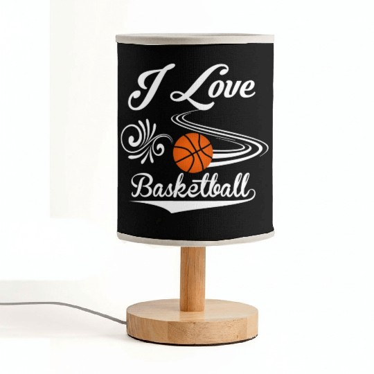 I love basketball Fabric Lamps
