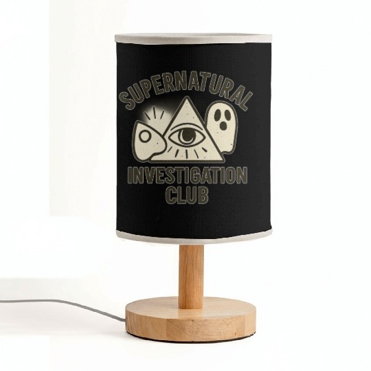 Supernatural Investigation Club Emblem Fabric Lamps