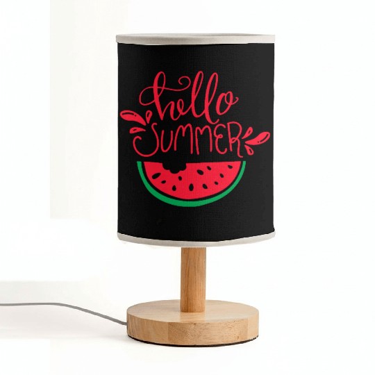 Hello Summer Watermelon Fabric Lamps