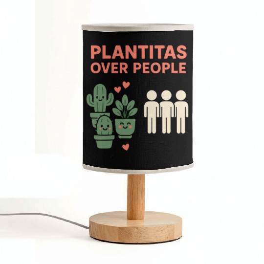 Plantita Latina Plant Mom Plantita Life Hispanic Fabric Lamps