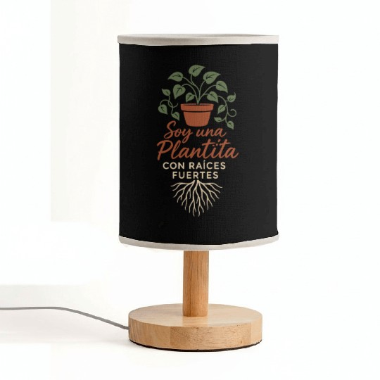 Plantita Latina Plant Mom Plantita Life Hispanic Fabric Lamps