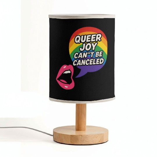 Queer Pride Queer Joy LGBTQ+ Affirmation Trans Fabric Lamps