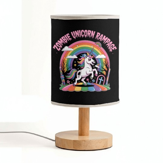 Magical Unicorn Rainbow Dream Scene Fabric Lamps