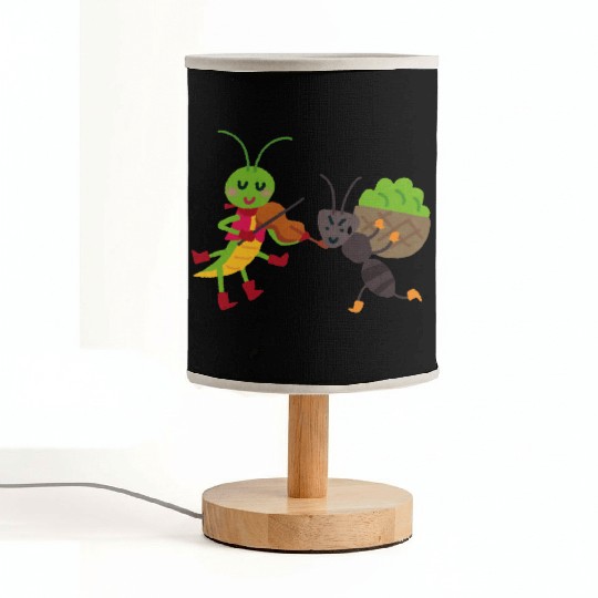Work Hard, Play Loud – Ant & Cicada LifeTee Fabric Lamps