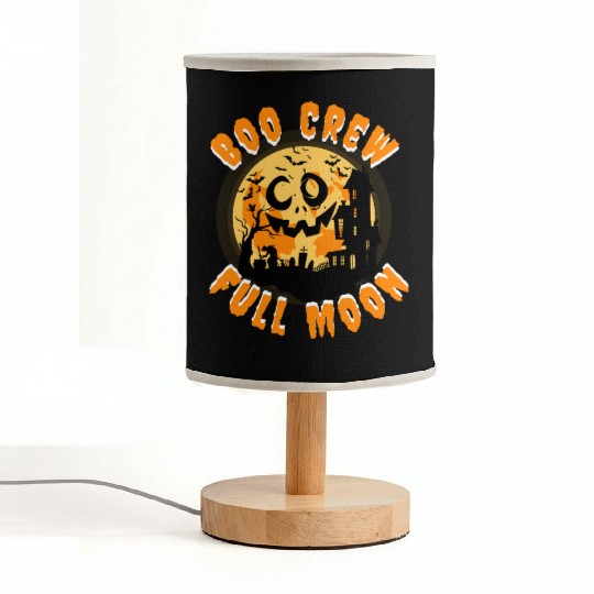 Halloween Boo Crew Full Moon Fabric Lamps