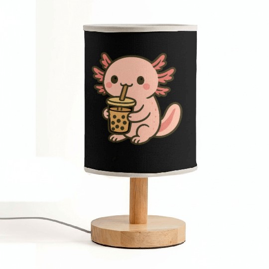 Kawaii Aspiring Dragon with Bubble Tea Fabric Lamps