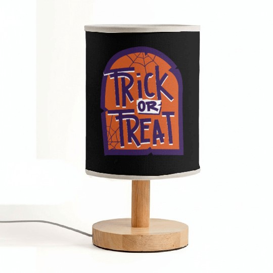 Trick or Treat Halloween Tombstone Fabric Lamps