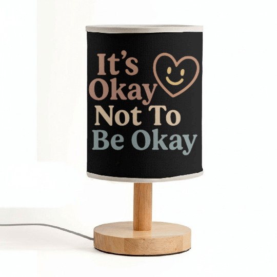 Comforting Heartfelt Affirmation Design Fabric Lamps
