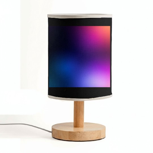 Vibrant Gradient Spectrum Design Fabric Lamps