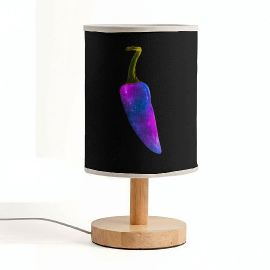 Galaxy Themed Chili Pepper Design Fabric Lamps