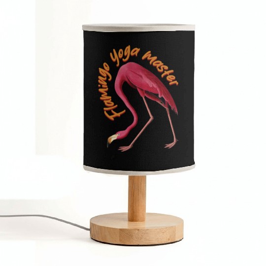 Flamingo Yoga Master Design Fabric Lamps
