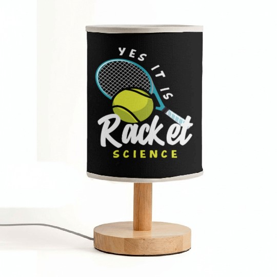 Yes It Is Racket Science Tennis Player Fabric Lamps