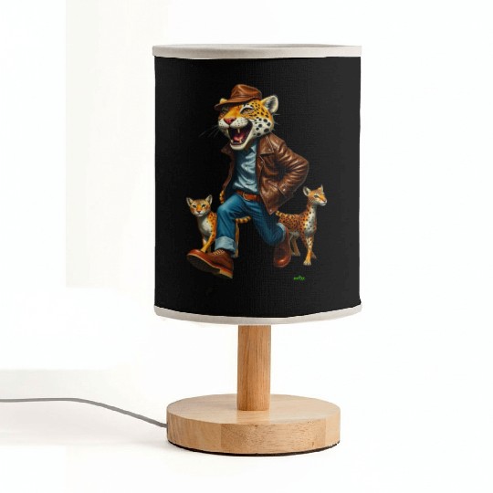 Happy Jack the Jaguar.   by m@xx. Fabric Lamps