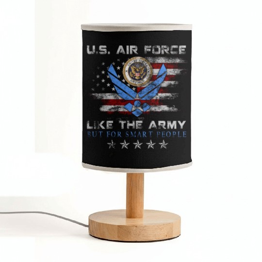 US Air Force Like The Army But For Smart People Fabric Lamps
