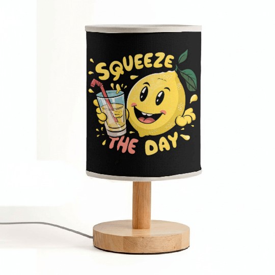 Squeeze The Day Lemon Cartoon Fabric Lamps