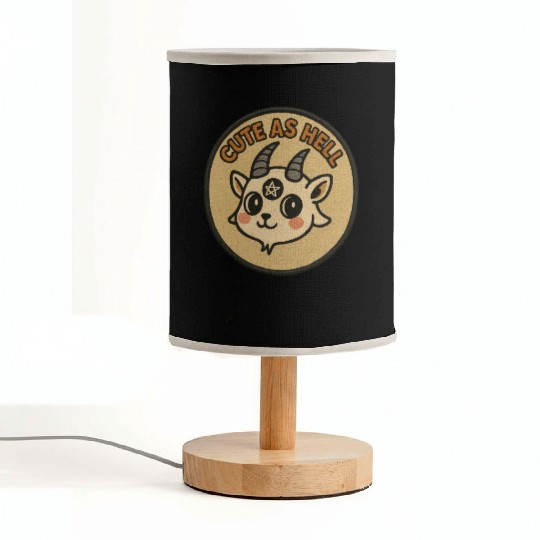 Enchanting Goat Illustration  Fabric Lamps