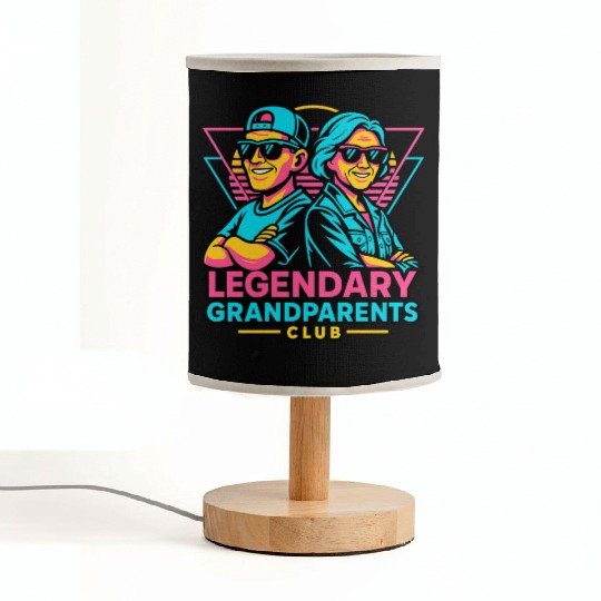 Legendary Grandparents Retro Neon Fabric Lamps