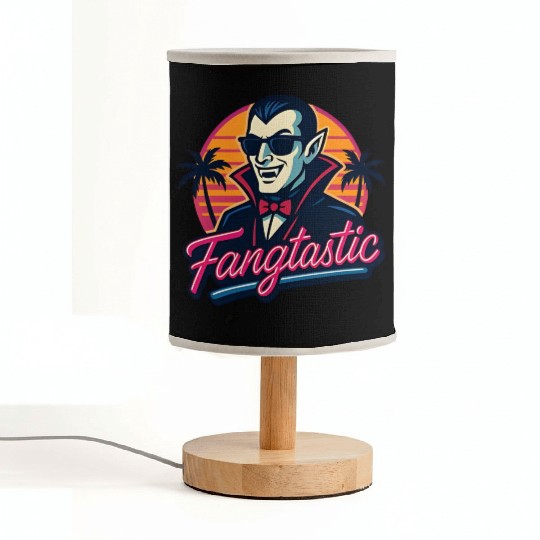 Fangtastic – Retro Vampire Neon Style Fabric Lamps