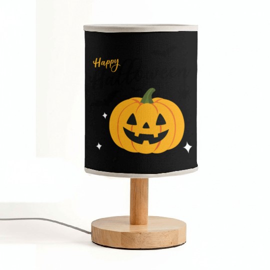 Pumpkin Jack O Lantern Halloween Design Fabric Lamps