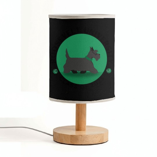 Cute Fala Dog College Illustration Fabric Lamps