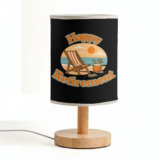 Retirement Relaxation Sunset Design Fabric Lamps