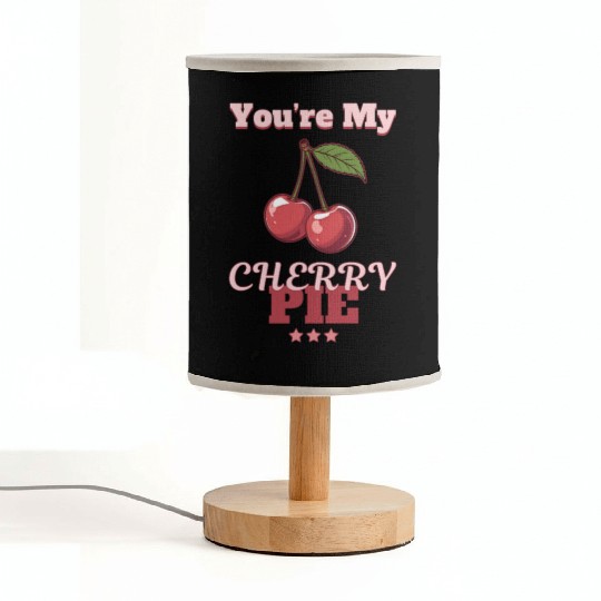 You're My Cherry Pie Fabric Lamps