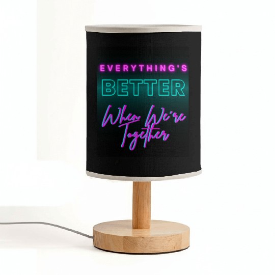 Everything’s Better Together Neon Fabric Lamps
