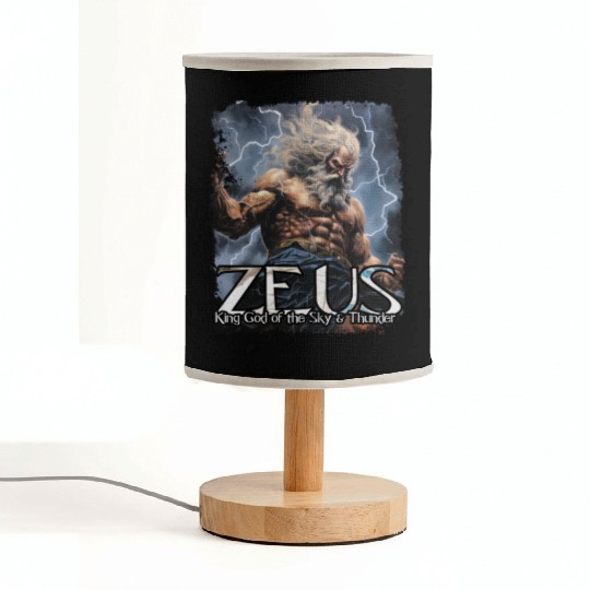 Zeus Thunder God Fabric Lamps