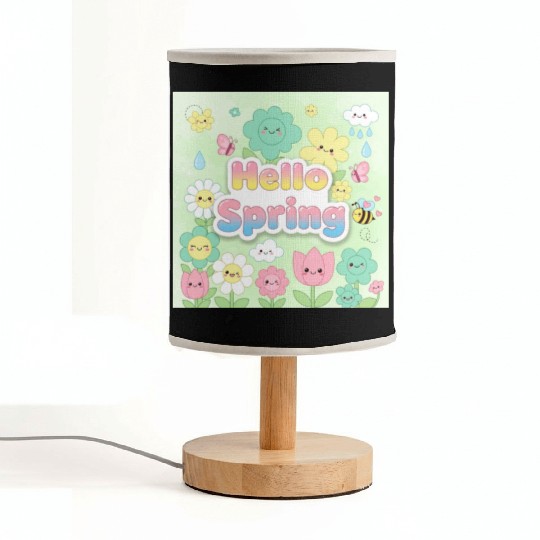 Hello Spring Fabric Lamps