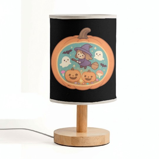 Halloween Kids Friendly Ghost Fabric Lamps Artwork