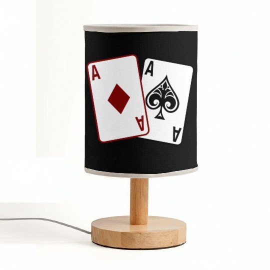 Poker Cards Fabric Lamps